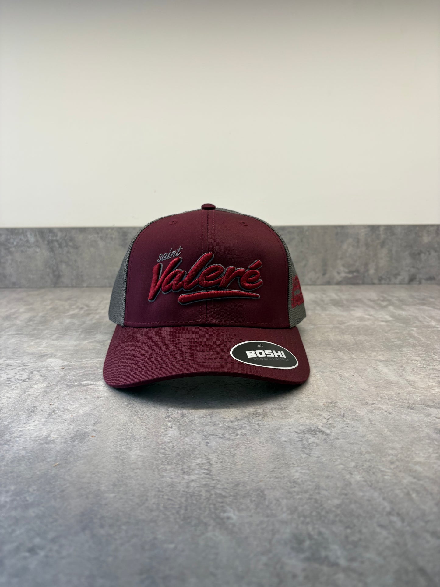 Maroon/Grey Cap