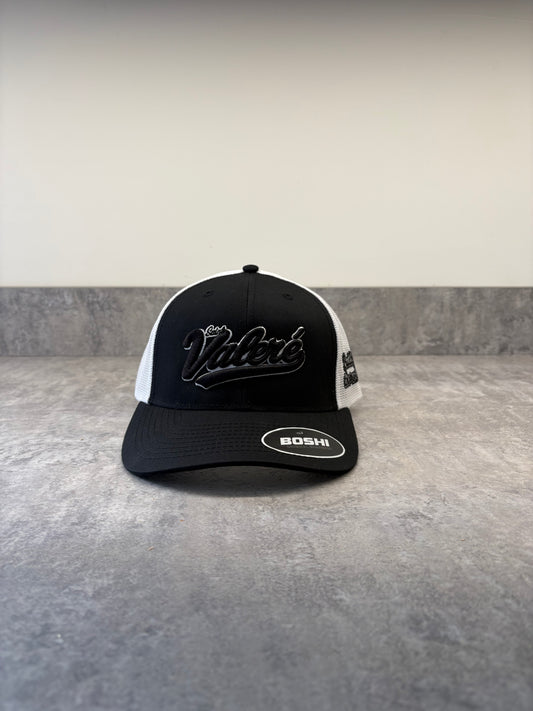 Black/White Cap