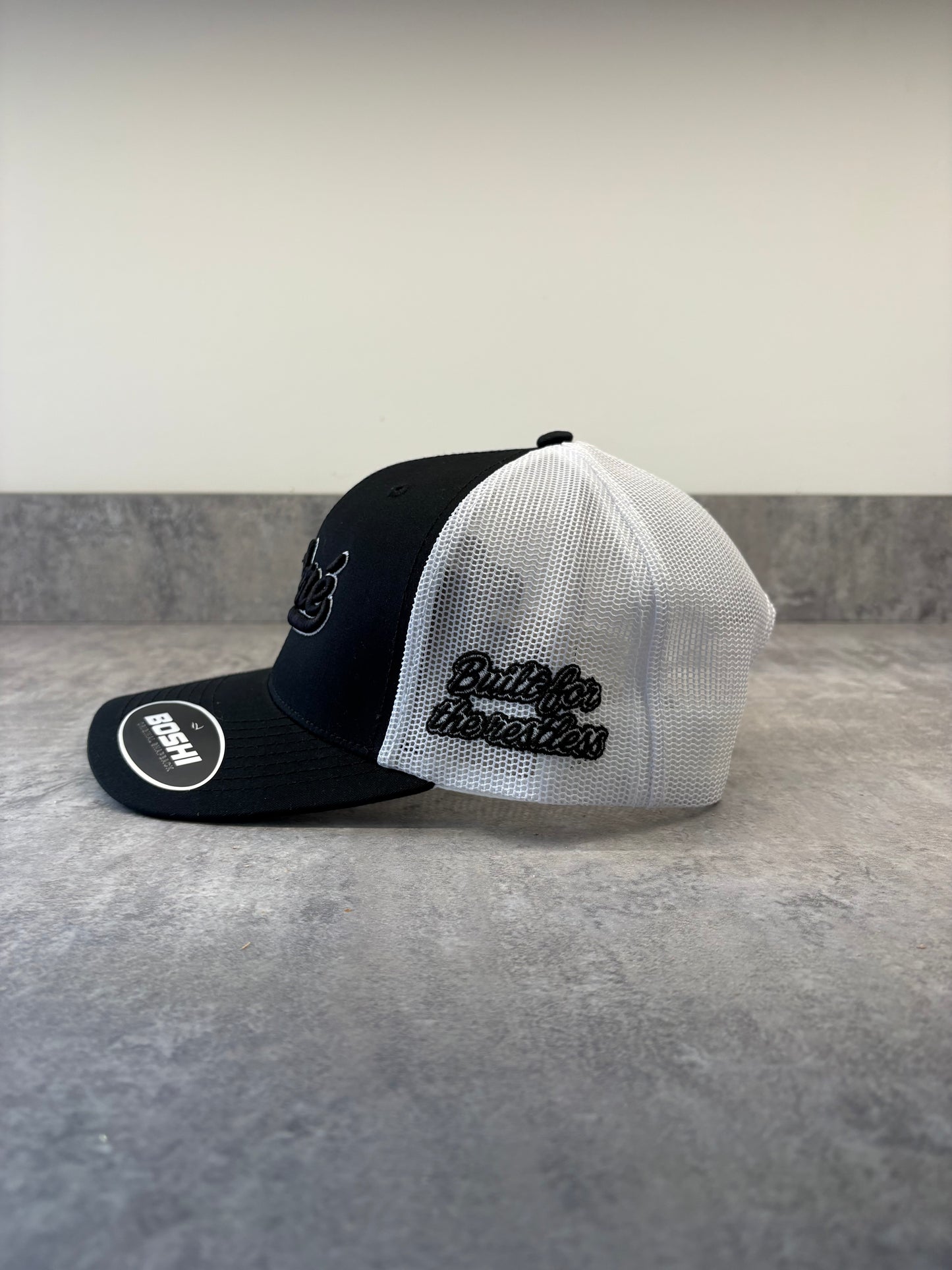 Black/White Cap
